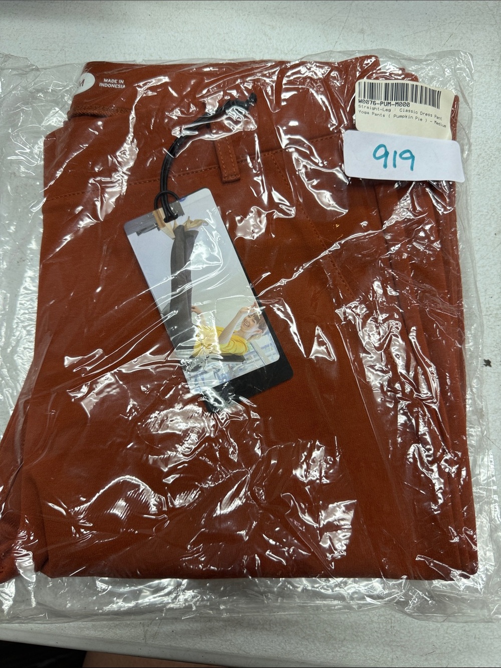 New Betabrand Pumpkin Pie Straight Classic Dress Pant Yoga Pants Medium - Picture 2 of 5